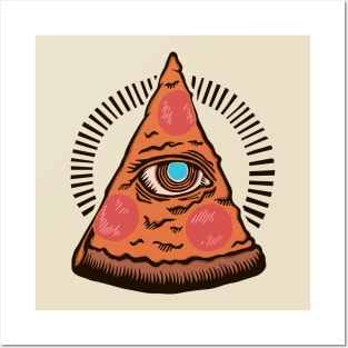 illuminate pizza Posters and Art